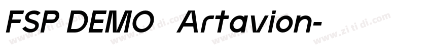 FSP DEMO   Artavion字体转换